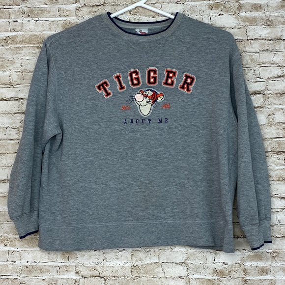Disney Other - Vintage DISNEY Big Logo Tigger Sweatshirt Large L